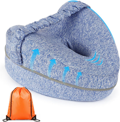 Revoget Alignment Pillow for Side Sleepers, Relieve Leg Pain & Sciatica 2026 New Knee Pillow for Side Sleepers, Hips Buttocks Back Sciatica Relief Pillow with Adjustable Strap (Star Blue)
