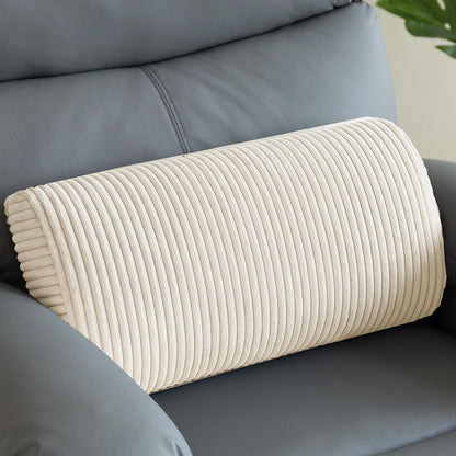 HIGOGOGO Lumbar Support Pillow for Recliner Chair/Accent Chair/Couch, Memory Foam Back Support Cushion for Elderly, Recliner Cushions for Back Rest, Pain Relief, Reading, Washable Cover, Brown