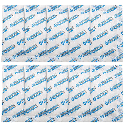 Wisesorb 500g x 2pcs Rechargeable Desiccant Packs, Reusable Car Dehumidifier, Microwave Reactivated Silica Gel Packets Moisture Absorber with Color Indicating for Safe Closet Basement Garage