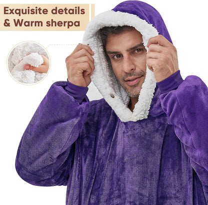 yescool Wearable Blanket Hoodie as Christmas Birthday Gifts for Women Mom - Colors A