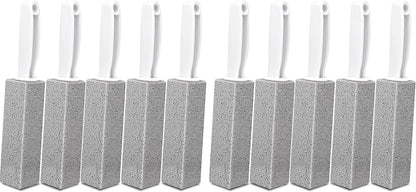 5 Pack Pumice Stone for Cleaning, Pumie Scouring Stick with Handle, Pumice Stone Toilet Bowl Cleaner, Hard Water Stain Remover for Toilet, Bathroom, Kitchen Sink, Grill