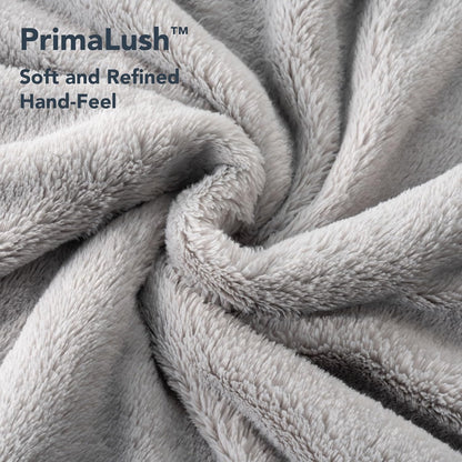 Berkshire Blanket Primalush™ Wearable Blanket, Cozy Loungewear Pocketed Plush Cape Wrap for Adults & Teens(Purple, One Size 58"X64")