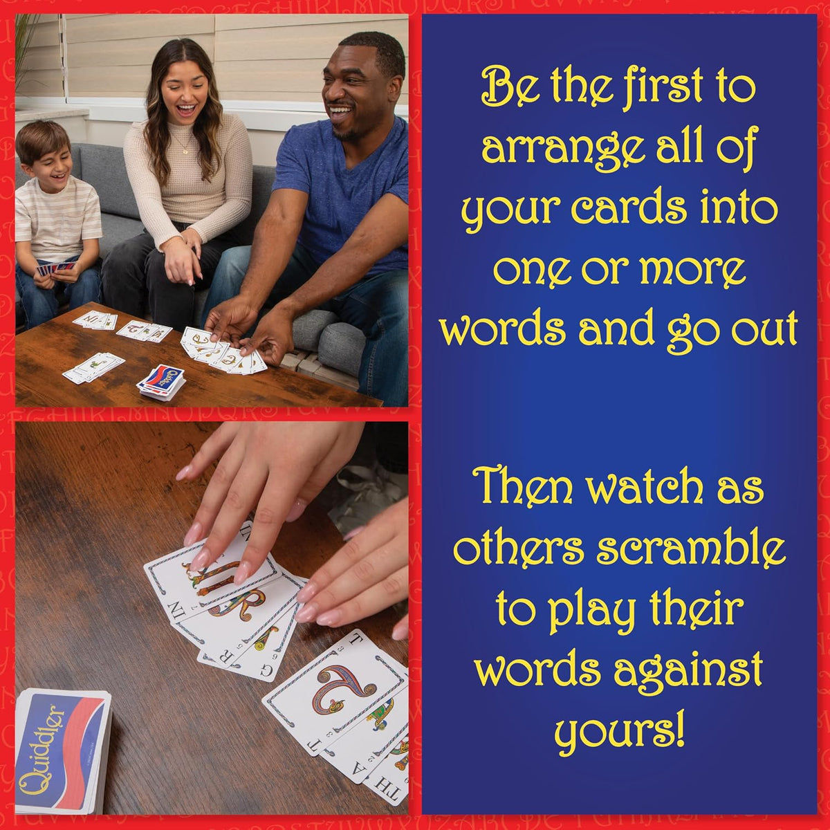 SET Enterprises Quiddler Word Game