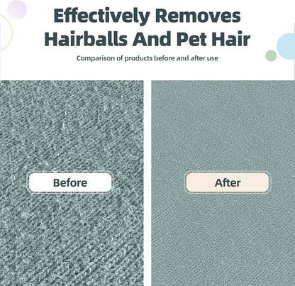 Deep Cleaner Pro Pet Hair Remover-Special Cat Hair Remover Multi Fabric Edge and Carpet Rake Scraper by LINTPLUS-Dog Hair Remover for Rugs,Couch & Pet Towers-Easy to Every Hair!
