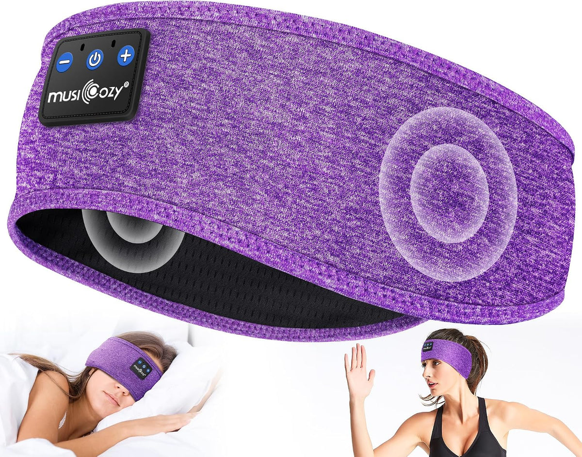 MUSICOZY Bluetooth 5.4 Sleep Headphones Headband Sports Wireless Audio