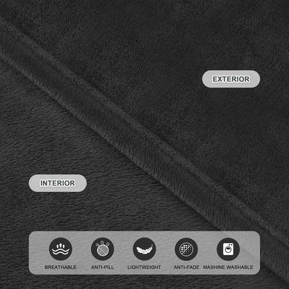 IFNOW Fleece Wearable Blanket with Sleeves, Oversized Snuggle Robe