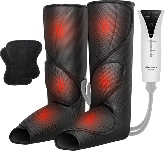 QUINEAR Air Compression Leg Massager with Heat for Circulation FSA-HSA