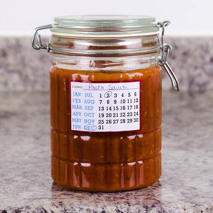 Removable Food, Freezer, Labels 250 Labels, 1.7 inches x 2.5 inches