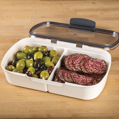 ProKeeper Deli Food Storage Container with Air-Tight Seal and Dry Erase Lid | Ideal for Deli Meats, Cheeses, and Bacon, BPA Free and Dishwasher Safe