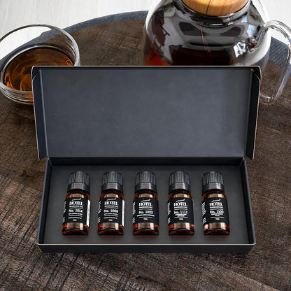 AirScent Hotel Diffuser Oil Gift Set - Buyers Best Picks 5 Pack - 10 mL