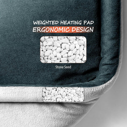 Neck Heating Pad Fathers Day Dad Gifts for Husband, Men, Mom, Wife, Women, 23'' x 17'' Weighted Shoulder Heat Pad for Back Pain Relief, Gifts for Christmas, Birthday, Mothers Day Warm Gifts