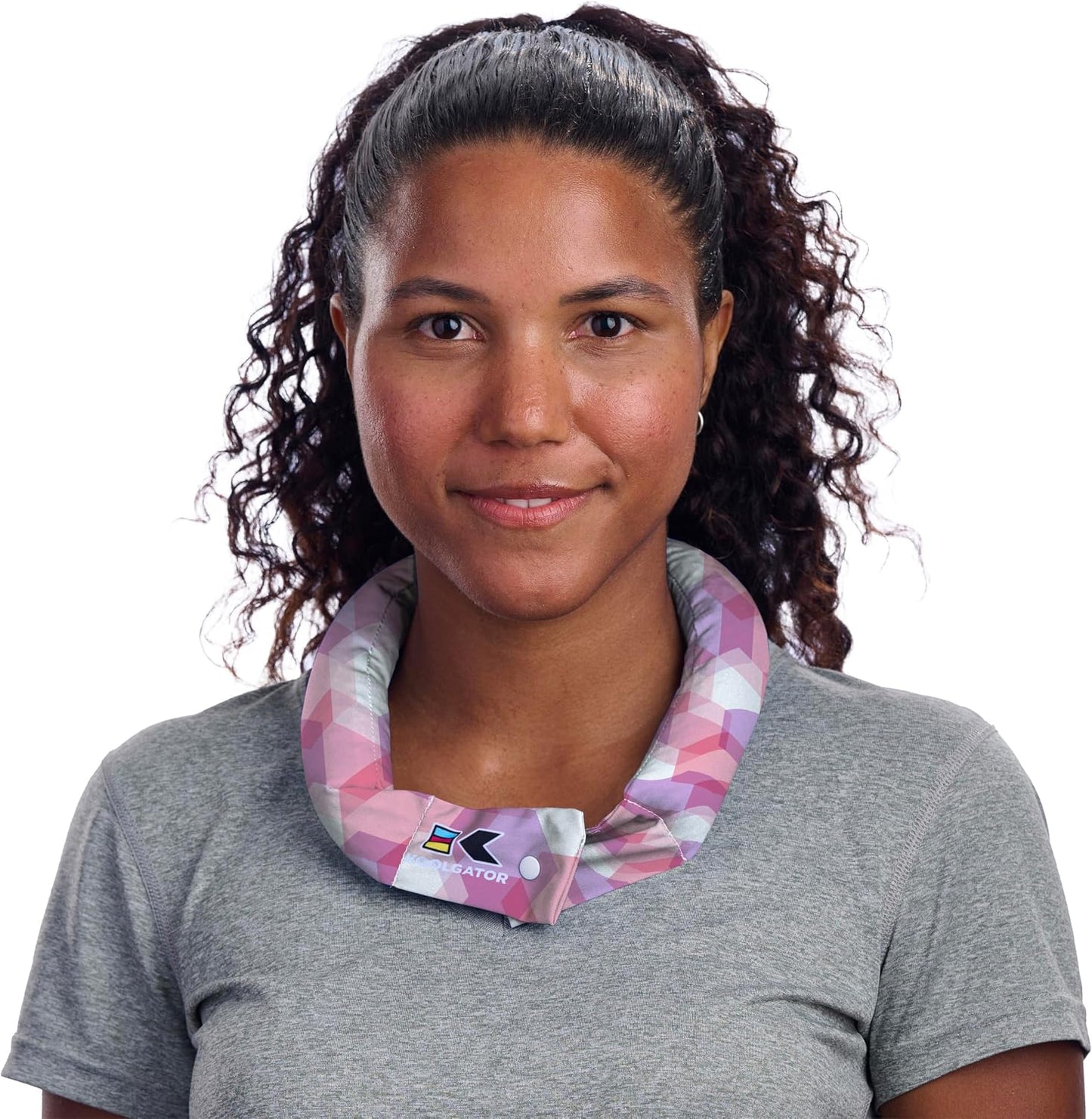KOOLGATOR Evaporative Cooling Neck Wrap, Blue Paisley, 1 Pack | Reusable Neck Cooler with Long Lasting Relief During Hot Weather Activities, Sports, & Outdoor Work