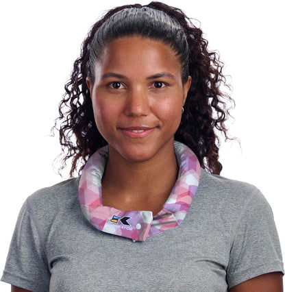 KOOLGATOR Evaporative Cooling Neck Wrap, Blue Paisley, 1 Pack | Reusable Neck Cooler with Long Lasting Relief During Hot Weather Activities, Sports, & Outdoor Work