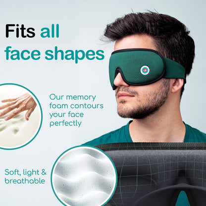 Medi Grade Sleep Mask Cotton Eye Mask with 3D Memory Foam for Sleeping
