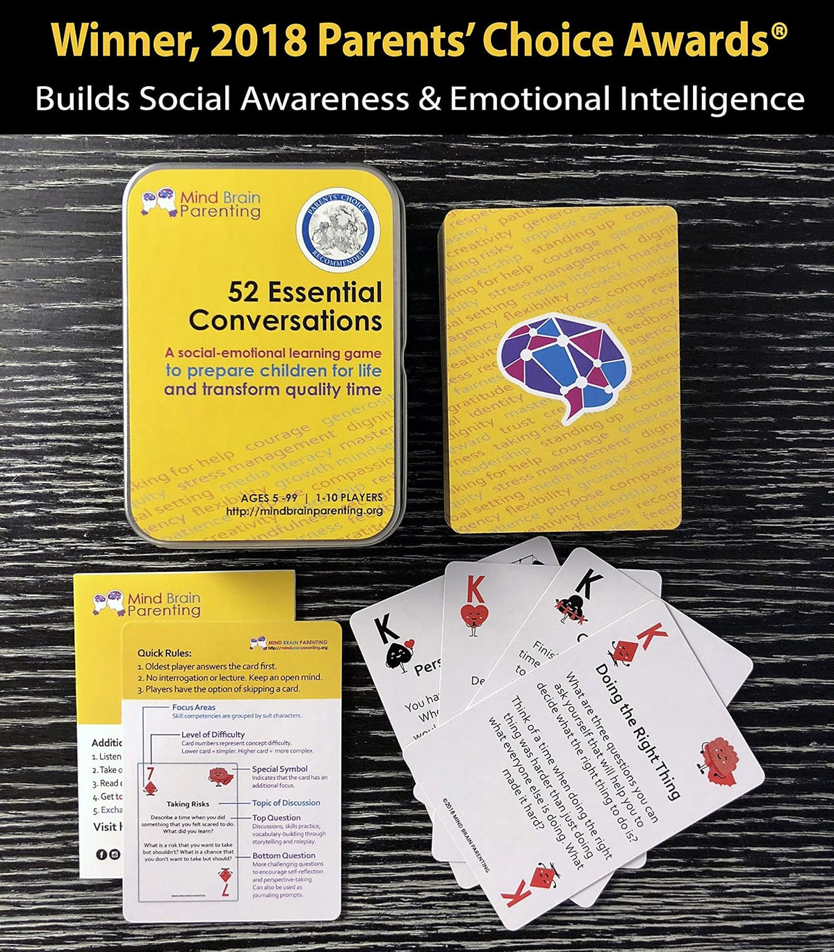 Mind Brain Emotion 52 Essential Life Skills: No-Excuses Game to Teach Kids, Teens & Adults How to Care for Self & Chores, Practical Solution for Responsible Boys, Confident Girls, Happy Family