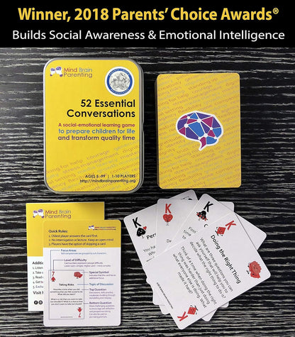 Mind Brain Emotion 52 Essential Life Skills: No-Excuses Game to Teach Kids, Teens & Adults How to Care for Self & Chores, Practical Solution for Responsible Boys, Confident Girls, Happy Family
