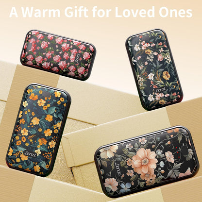 LERAT Hand Warmers Rechargeable,2 Pack Electric Hand Warmers,3-Second Fast Heating,3 Heat Settings,Portable & Lightweight Gifts for Women Men,Outdoor,Camping,Hiking,Skiing,Hunting,Travel