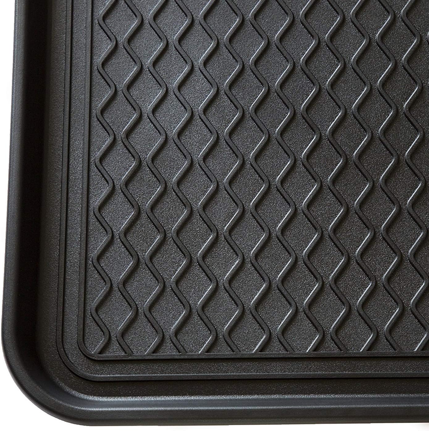 Large Multifunctional Boot Tray 2 Pack Boot Mat Washable Indoor or Outdoor Tray Mat Doormats for Shoes Boots Plants Pots Paint Tins Pet Bowls Car Storage, 30 x 15 x 1.2 Inches