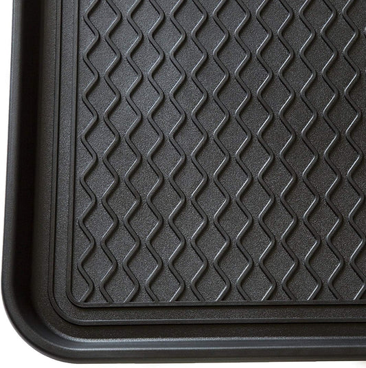 Large Multifunctional Boot Tray 2 Pack Boot Mat Washable Indoor or Outdoor Tray Mat Doormats for Shoes Boots Plants Pots Paint Tins Pet Bowls Car Storage, 30 x 15 x 1.2 Inches