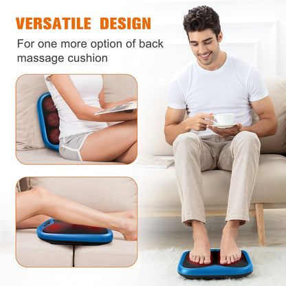Snailax Shiatsu Foot Massager with Heat, Foot Warmer with Removable Cover