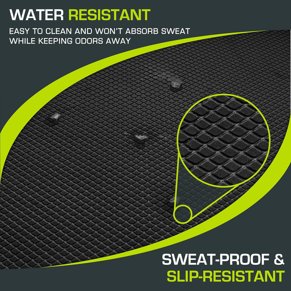 ProsourceFit Exercise Balance Pad, Non-Slip Cushioned Foam Mat & Knee Pad for Fitness and Stability Training, Yoga, Physical Therapy