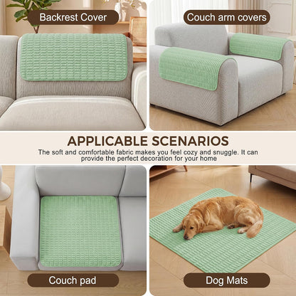 Foxdecor Couch Arm Covers for Sofa Arm Chair Covers Set of 2