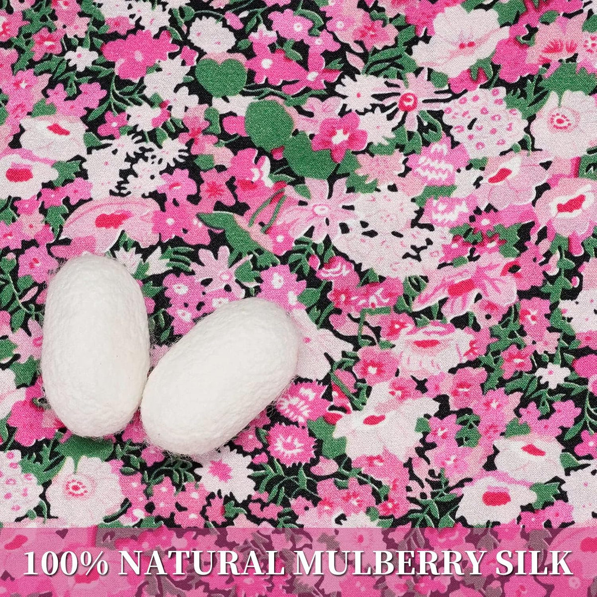 OLESILK 100% Mulberry Silk Sleep Mask for Women - Zero-Pressure Blackout