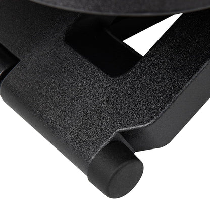 Mind Reader Foot Rest, Under Desk at Work, Ergonomic, Height Adjustable, Office, Plastic, 17"L x 13"W x 6.25"H, Black