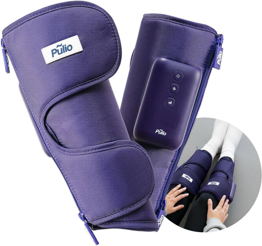 Leg Care Device V2 with New Controller Purple - 3 Modes, 3 Intensities - USB-C Rechargeable Cordless