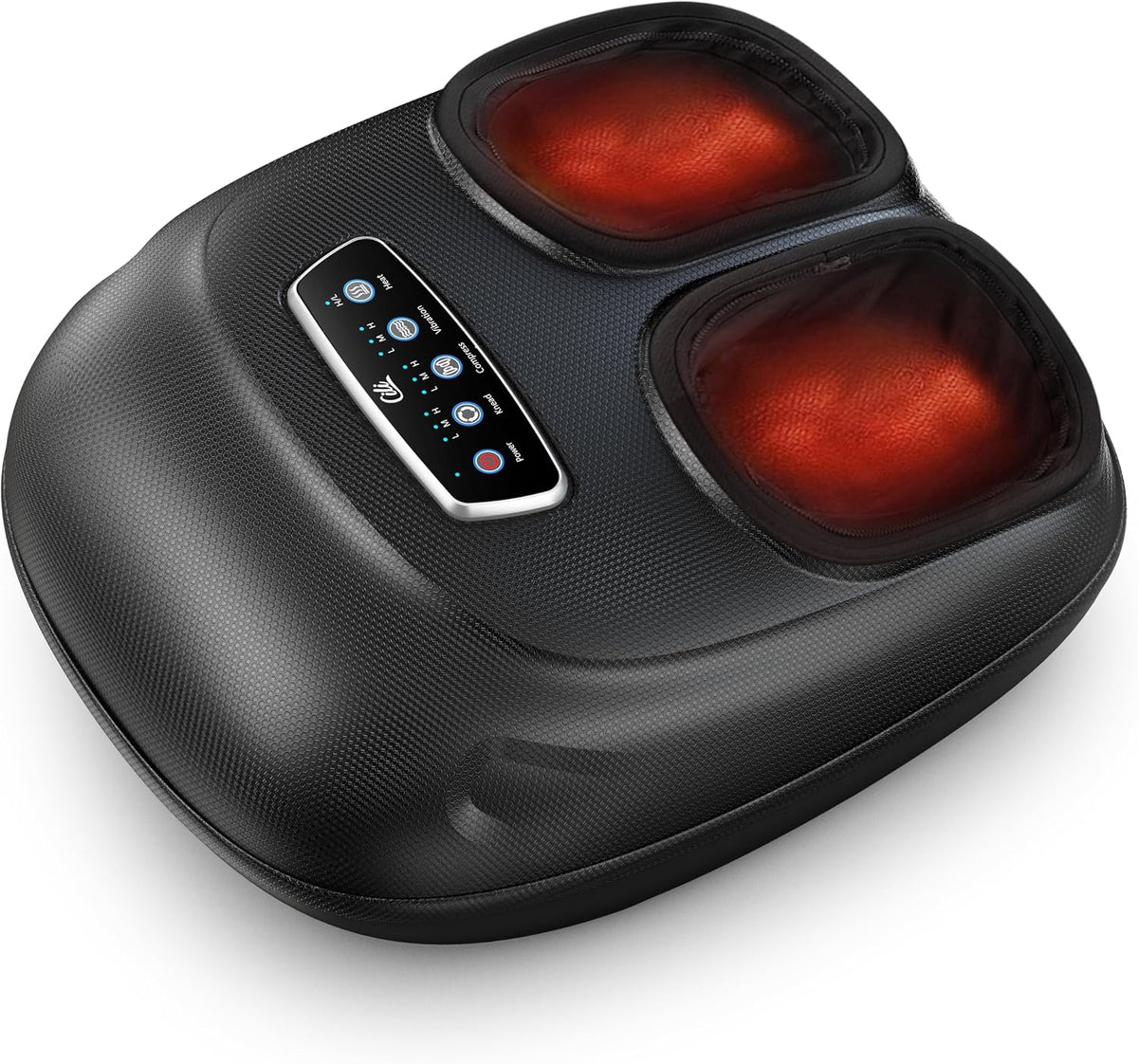CILI Shiatsu Foot Massager with Heat and Compression, Kneading, Rolling,Electric Feet Massager for Plantar Fasciitis, Neuropathy, Feet Heater, Foot Warmer for Women, Size Up to 14"