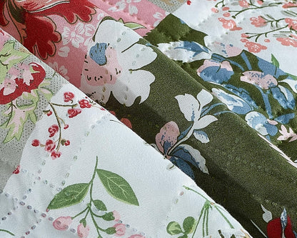 Brilliant Sunshine Burgundy Toile Floral Couch Armrest Cover, 35"×13" | Washable Magazine Holder, Armrest Organizer & Caddy on Sofa, Recliner, Armchair, Storage for Remote Controls, Phone, iPad
