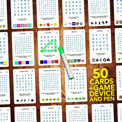 Logos Travel Game - Guess 100 Logos | Flash Cards with Slide Reveal Case | Card Game, Gift, Stocking Stuffer | Hours of Fun for Kids and Adults | Ages 6+