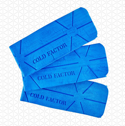 COLD FACTOR Instant PVA Cooling Towels, Cooling Neck Wraps, Blue, 3 Pack