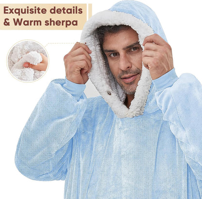 yescool Wearable Blanket Hoodie as Christmas Birthday Gifts for Women Mom - Colors A