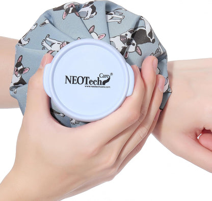 Neotech Care Ice Bag with Screw Top Lid (Smiley Face Design, 8 inch)