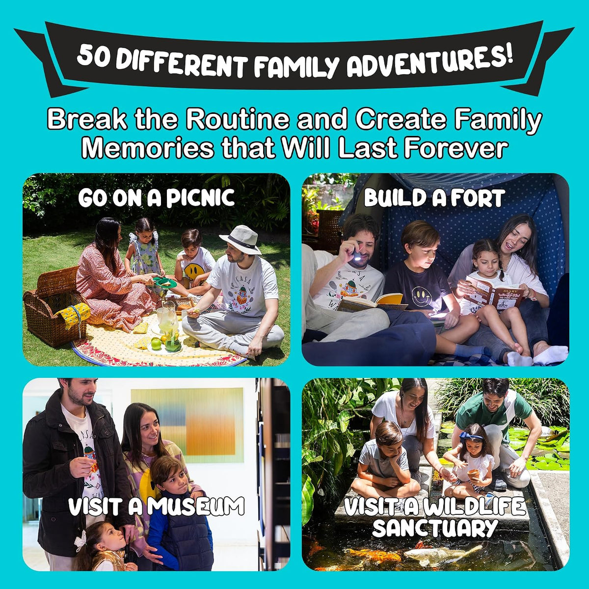 Top 50 Family Activities - 50 Fun Scratch Off Adventures