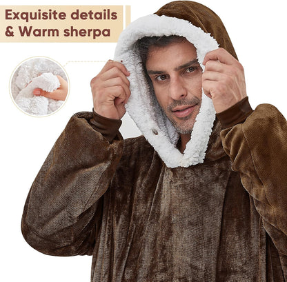 yescool Wearable Blanket Hoodie as Christmas Birthday Gifts for Women Mom - Colors B