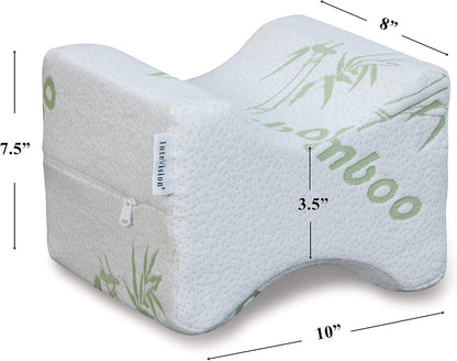 Knee Pillow - Provides Optimal Spinal Alignment to Help Reduce Lower Back, Leg, Hip, Ankle, or Joint Pain