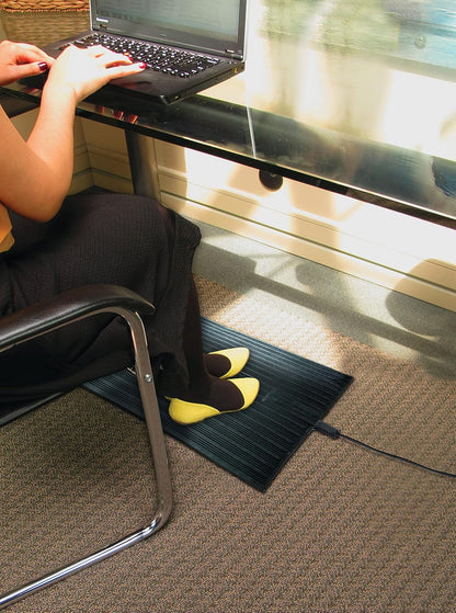 Cozy Products Electric Foot Warmer Under Desk Office Heat Mat, 120 Watts