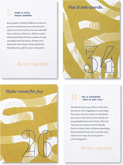 Compendium Better Together: 52 Activities to Spark Connection—An Activity Card Set