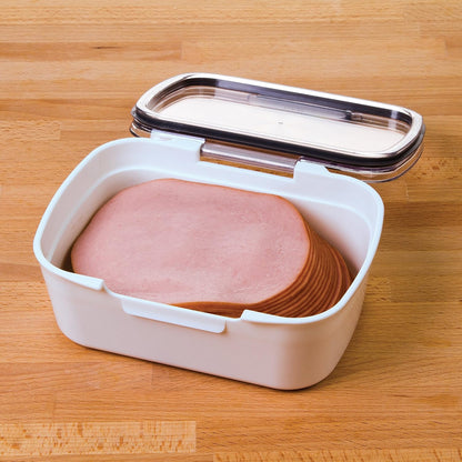 ProKeeper Deli Food Storage Container with Air-Tight Seal and Dry Erase Lid | Ideal for Deli Meats, Cheeses, and Bacon, BPA Free and Dishwasher Safe