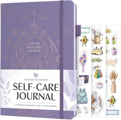 Legend Self-Care Journal – Guided Daily Reflection Journal to Support Mental & Physical Health – Daily Mood, Meditation & Personal Development Notebook – 7.1x10.5”, Lasts 3 Months (Turquoise)