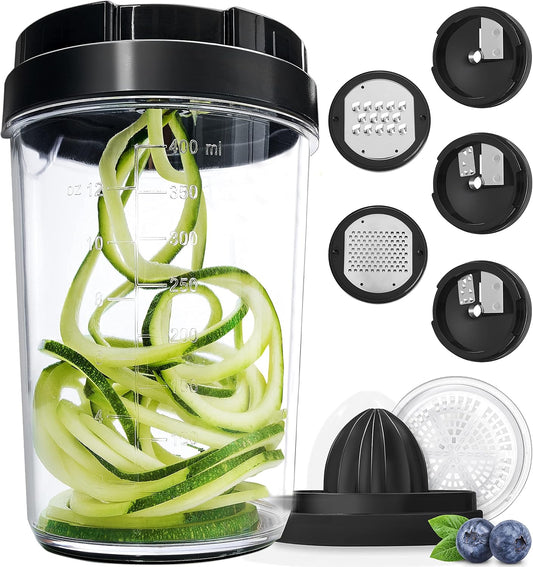 Fullstar - Vegetable Spiralizer & Slicer, Veggie Noodle Maker Kitchen Gadget