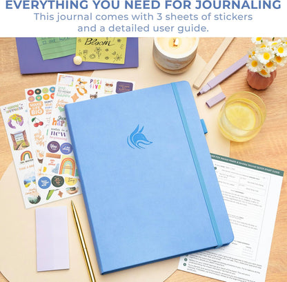 Clever Fox Mental Health & Anxiety Journal CBT Prompts 5.8x8.3 Lavender