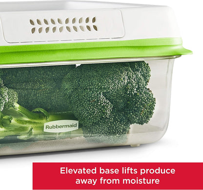 Rubbermaid® FreshWorks Produce Saver, Medium and Large Produce Storage Containers, 4 Piece Set