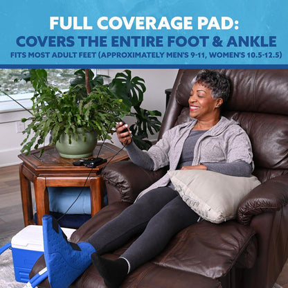 Polar Active Ice 3.0 | 9 QT Cold Therapy Ice Machine | Programmable Timer | Full Circumference Knee Pad | Cryotherapy Pain Relief System | Ace Bandage Style Compression