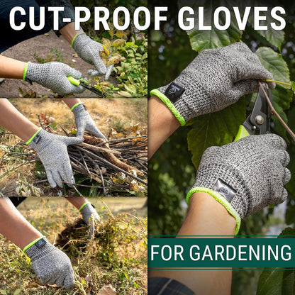 BeaverCraft Wood Carving Gloves CRG - Cutting Cut Resistant Gloves Level 5 for Whittling, Woodworking, Food Prep