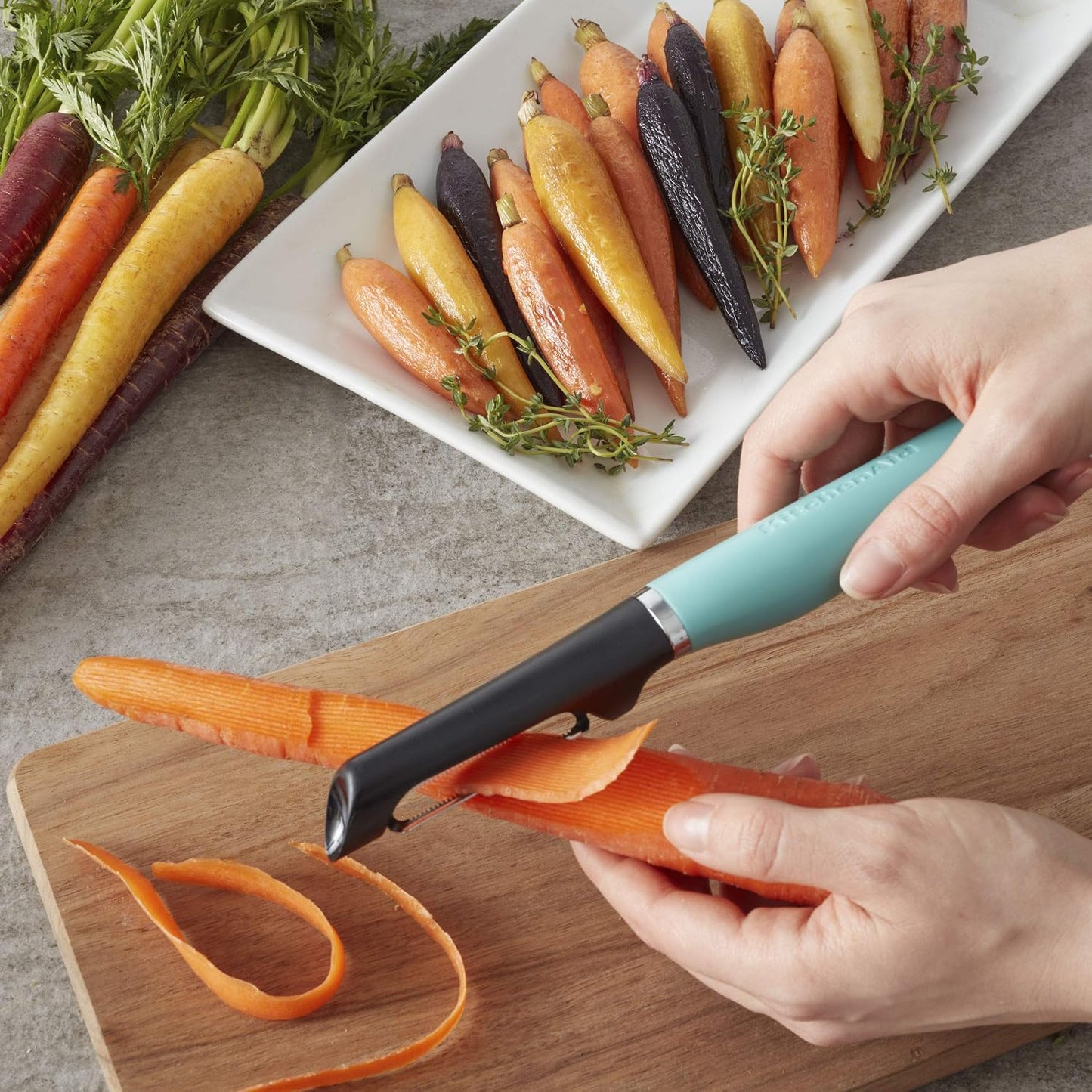 KitchenAid Gourmet Euro Peeler, 8.7-Inch, Pistachio