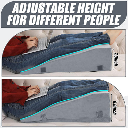 ROYALAY Leg Elevation Pillows for After Surgery, Adjustable Height Knee Surgery Recovery Equipment, Knee Replacement Recovery Aids for Hip Ankle Pain Relief Patent Pending