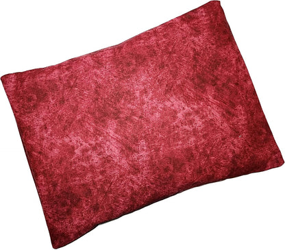 Microwavable Corn Filled Heating Pad and Cold Pack/Washable 100% Cotton Cover (Cross Hatch - Mint, 7.5in W x 11in L)